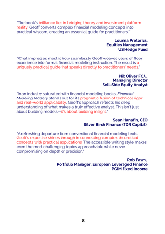 Financial Modeling Mastery for investment analysts (Free Global Shipping!)